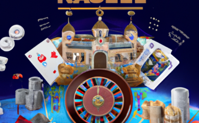 An image showcasing a luxurious Estonian online casino for high rollers, featuring a dazzling array of exclusive bonuses