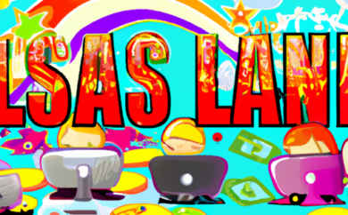 An image showcasing a vibrant online casino landscape in Estonia, filled with an enticing array of daily bonuses, adorned with colorful graphics and animated characters enjoying the thrill of gambling