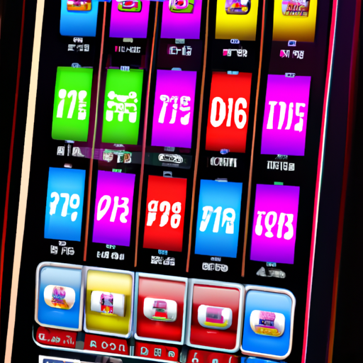 An image showcasing an iPhone screen filled with vibrant, captivating slot machines, adorned with dazzling lights and interactive buttons, symbolizing the thrilling world of Игровые автоматы (slot machines) designed specifically for iPhone users