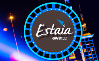 An image showcasing the vibrant nightlife of Estonia, with a backdrop of the iconic Tallinn skyline at dusk