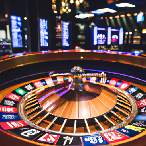 An image showcasing the vibrant atmosphere of Coolbet Casino in Estonia