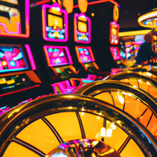 An image showcasing the vibrant atmosphere of Happyspins casino in Estonia