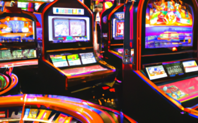 An image showcasing the vibrant atmosphere of Joo Casino in Estonia