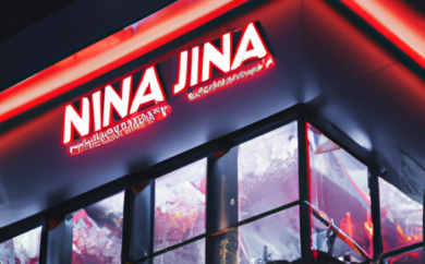 An image showcasing the vibrant and lively atmosphere of Ninja Casino in Estonia