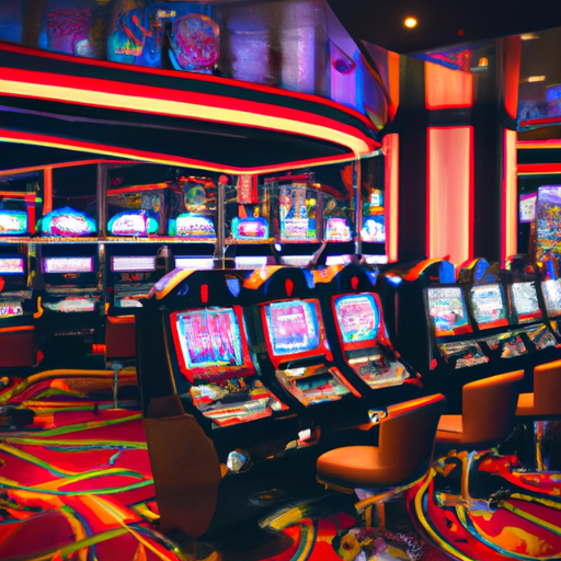 An image showcasing the vibrant atmosphere of Sts Casino in Estonia