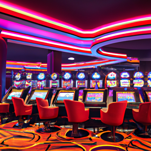 An image showcasing the vibrant atmosphere of Wisho Casino in Estonia