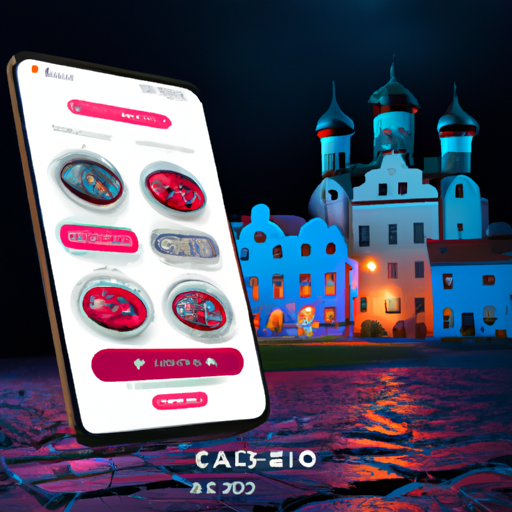An image showcasing the vibrant Estonian online casino, Heycasino