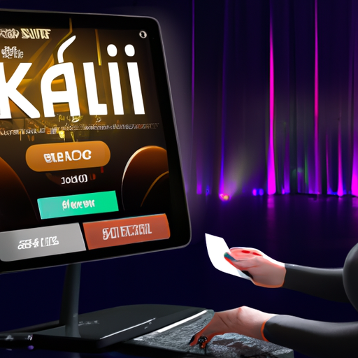 An image of a person happily depositing money into an Estonian online casino using Skrill, with a sleek interface displaying the Skrill logo, seamless transaction process, and a variety of casino games in the background