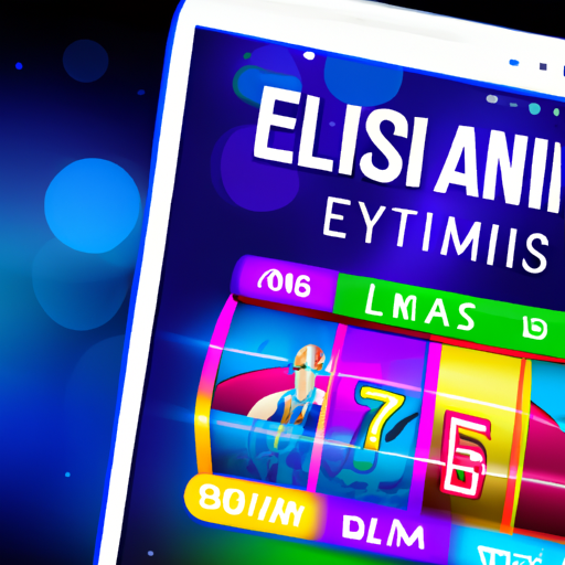 An image showcasing an Estonian player on an Android device, immersed in an online casino experience