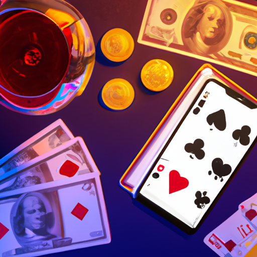 An image that showcases a vibrant online casino scene in Estonia, with a focus on seamless transactions through Google Pay