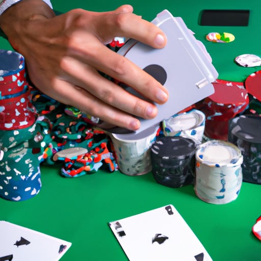 An image showcasing a tense poker game, featuring players with intense expressions, chips stacked high, and cards being dealt, capturing the essence of the Правила покера blog post
