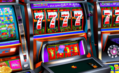 An enticing image showcasing the vibrant world of Слоты Playson, with colorful and captivating slot machines adorned with dazzling lights and thrilling game symbols, inviting players into an immersive gaming experience