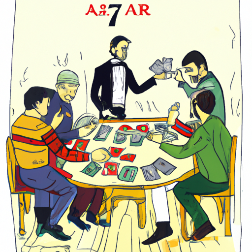 An image showcasing the strategic elements of playing 'Дурак' (Fool) - a popular Russian card game