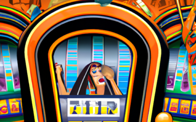An image showcasing the Book of 99 slot machine review, featuring vibrant reels adorned with ancient Egyptian symbols, a captivating background of mystical pyramids, and a lucky player celebrating a big win