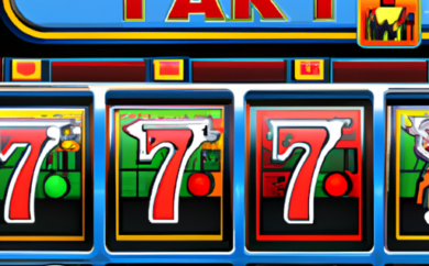An image showcasing online slot machines with a progressive bonus